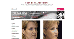 Desktop Screenshot of bestdermatologists.org